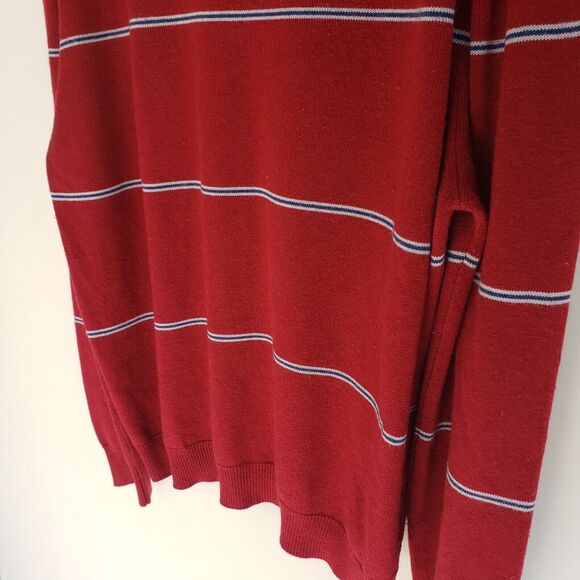 Vintage Mervyn’s Men’s Collection Striped Acrylic Long Sleeve Polo Mens XL 0228 - Picture 9 of 9